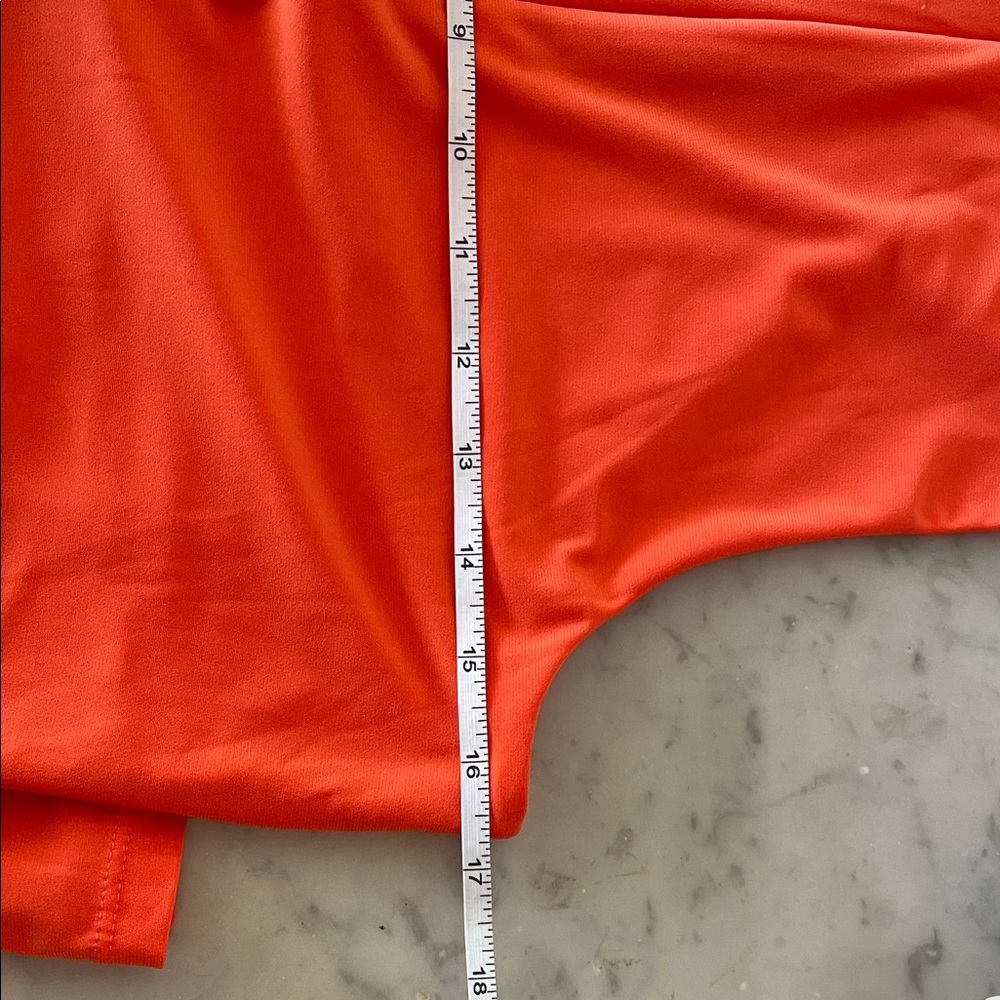 LAUREN RALPH LAUREN Bright Orange Sleeveless V-Neck Tank Top PM - Picture 16 of 16